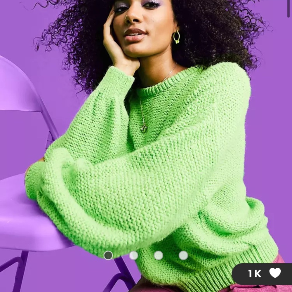 ASOS Oversized Cropped Sweater